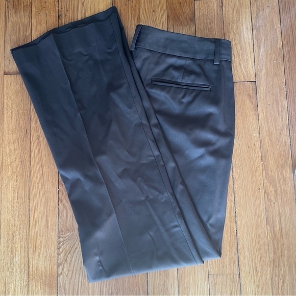 Theory Wool Blend Trousers - Picture 1 of 7